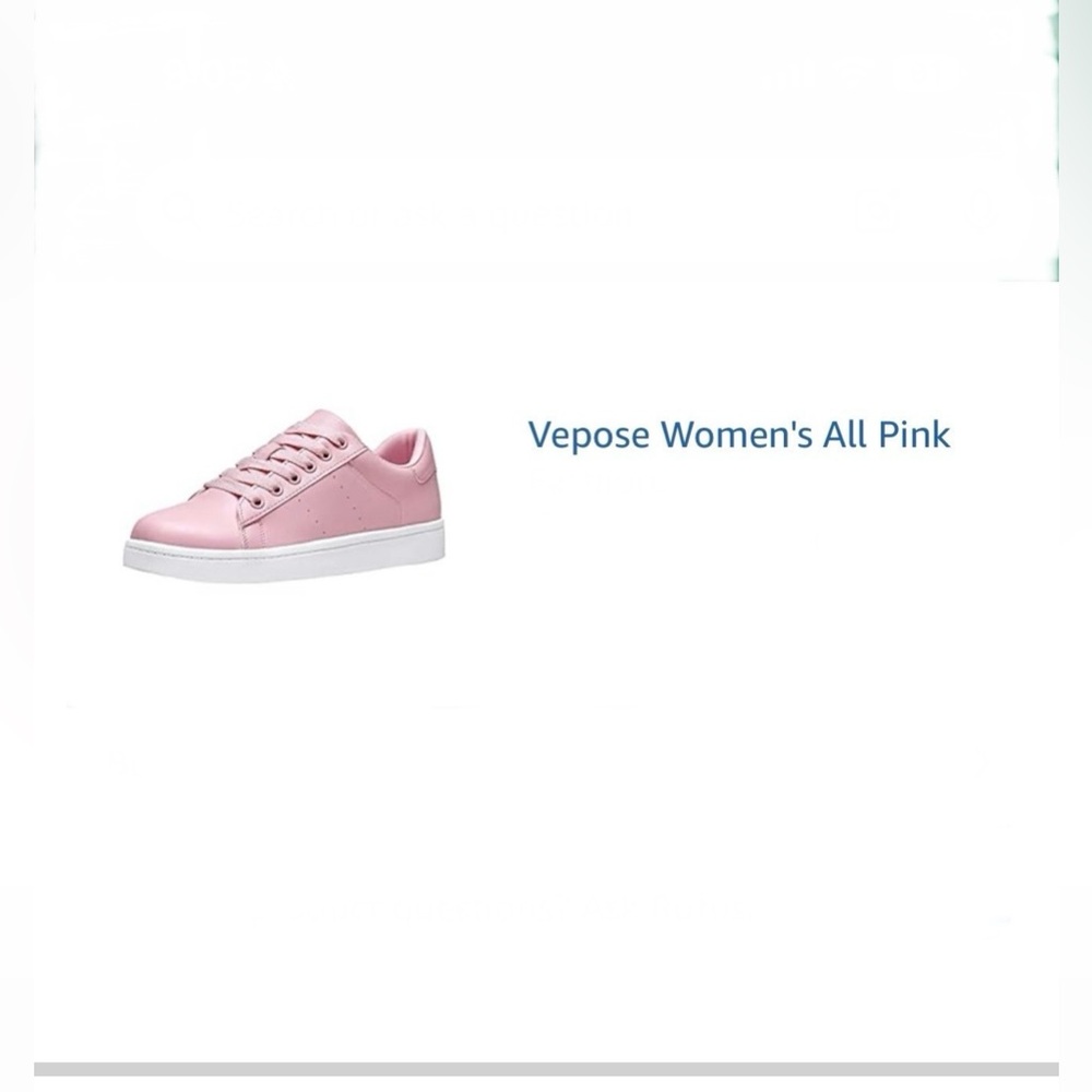 Pink Vepose Women’s Sneakers Size 7, NWOT & NEVER WORN!!